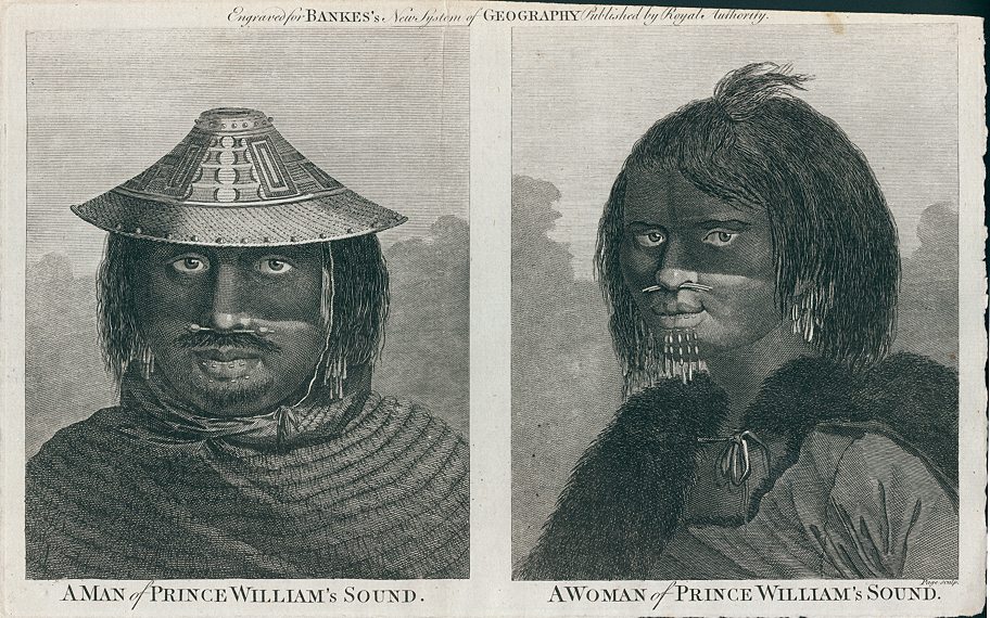 Alaska, Woman and Man of Prince William's Sound, 1788