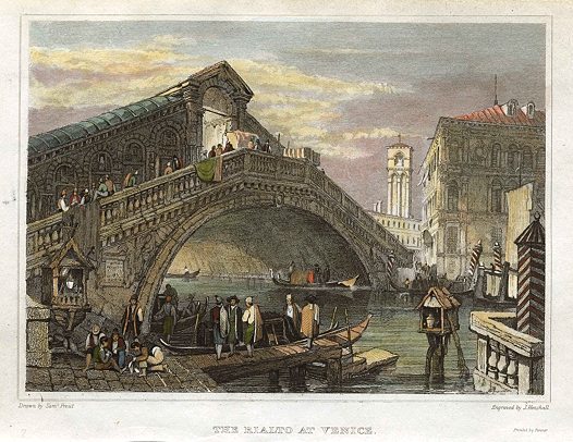 Italy, Venice, the Rialto, 1830