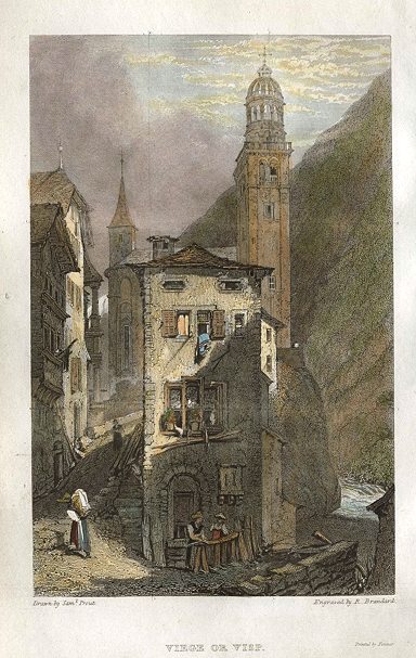 Switzerland, Viege or Visp, 1830