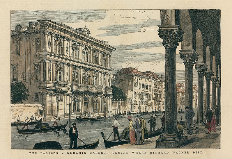 Italy, Venice, the Palazzo Vendramin Calergi, 1883