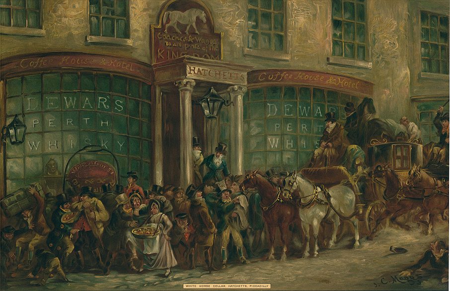 London, White Horse Cellar, Hatchetts, Picadilly, 1910