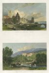 Durham county, Jarrow on the Tyne & Stanhope Castle, 1835