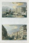 Devon, Plymouth & Devonport, 2 views, 1832