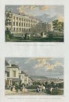 Devon, Stoke Damarel & Albemarle Villas, Stoke, 2 views, 1832