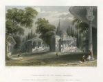 Turkey, Constantinople, Third Court of the Serai Bournou, 1838