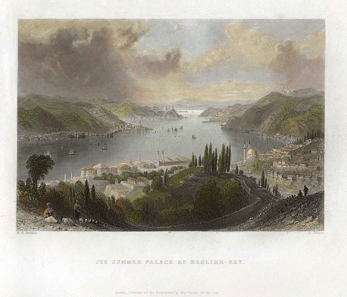 Turkey, Constantinople, Summer Palace at Beglier-Bey, 1838