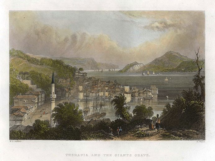 Turkey, Istanbul, Therapia and the Giants Grave, 1838