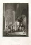 Belgium, Ghent, Cathedral of St.Bavon, 1845