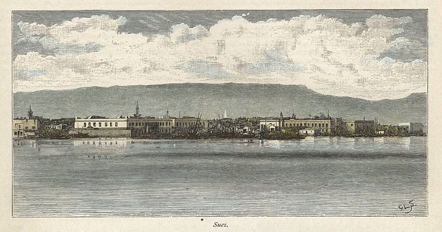 Egypt, Suez, 1880