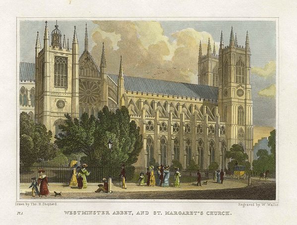 London, Westminster Abbey & St.Margaret's Church, 1831