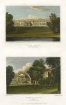 Buckinghamshire, Stowe House (2 views), 1834