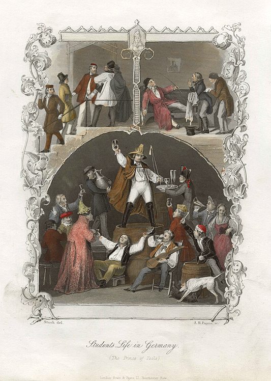 Student's Life in Germany (the Prince of Fools), 1845