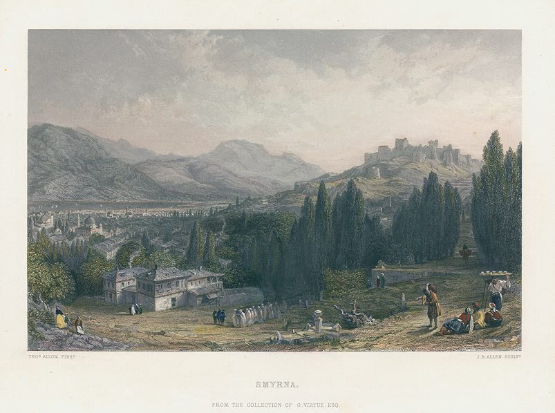 Turkey, Smyrna (Izmir), after Allom, 1863