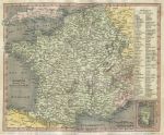 France map, 1817