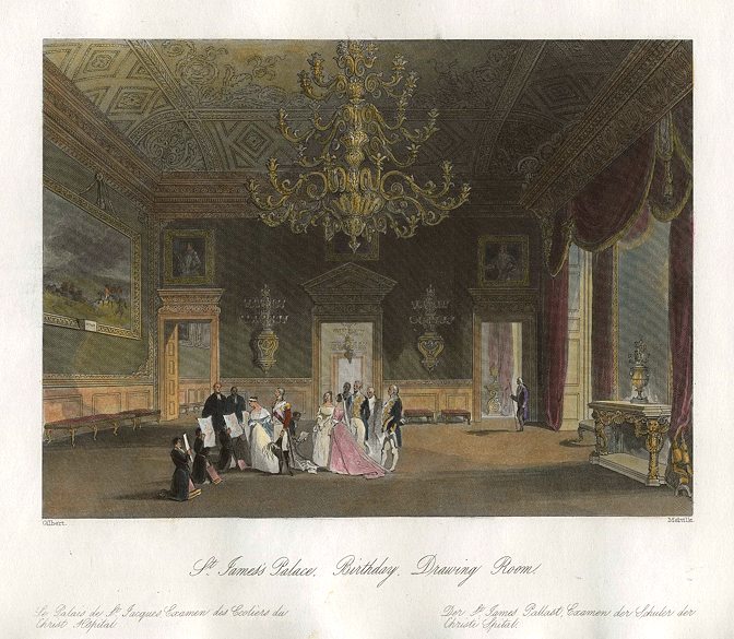 London, St.James's Palace, Drawing Room, 1841