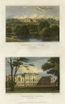 Wiltshire, Wardour Castle, 2 views, 1834