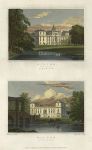 Wiltshire, Wilton House, 2 views, 1834