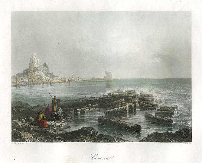 Holy Land, Cesarea, 1845