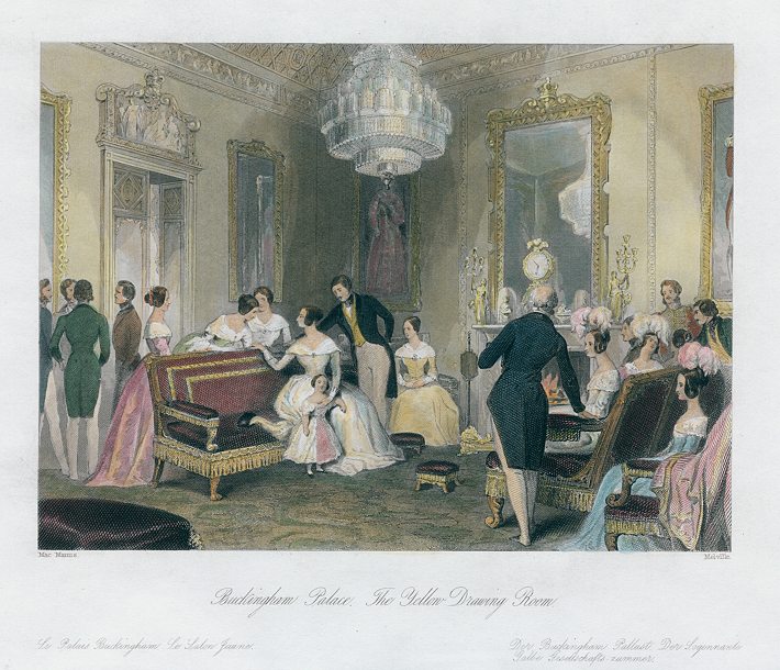 London, Buckingham Palace, Yellow Drawing Room, 1841