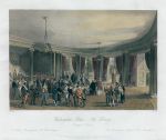 London, Buckingham Palace, the Library with a Foreign Levee, 1841