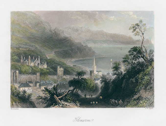 Ireland, Glenarm, 1842