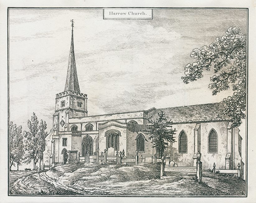 London, Harrow Church, 1796