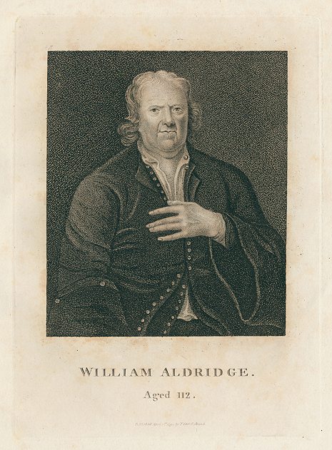 William Aldridge (age 112), 1796