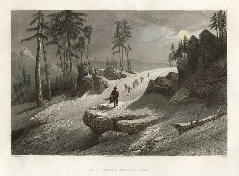 India, Choor Mountains (Himalayas), 1845