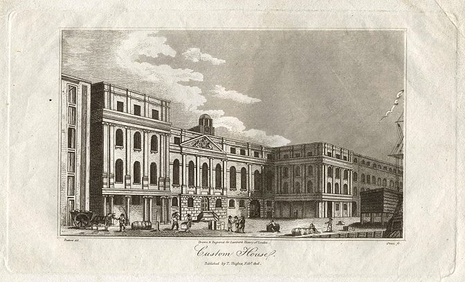 London, Custom House, 1805
