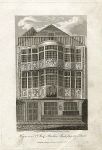 London, Sir Paul Pindar's House, Bishopgate Street, 1805