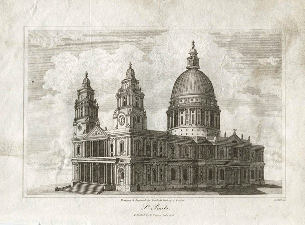 London, St Paul's Cathedral, 1805