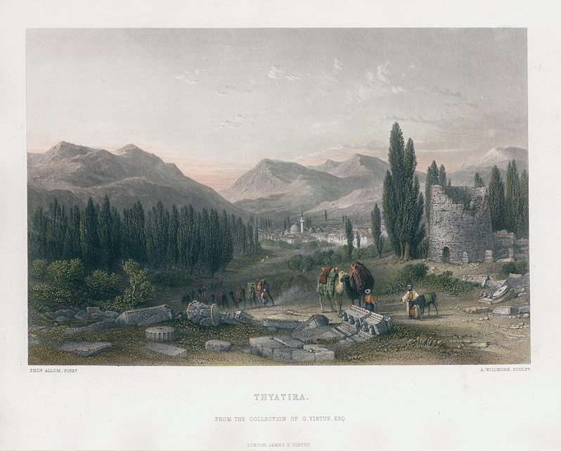 Turkey, Thyatira (Akhisar), after Allom, 1863