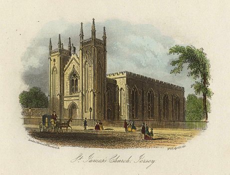 Jersey, St.James's Church, 1854