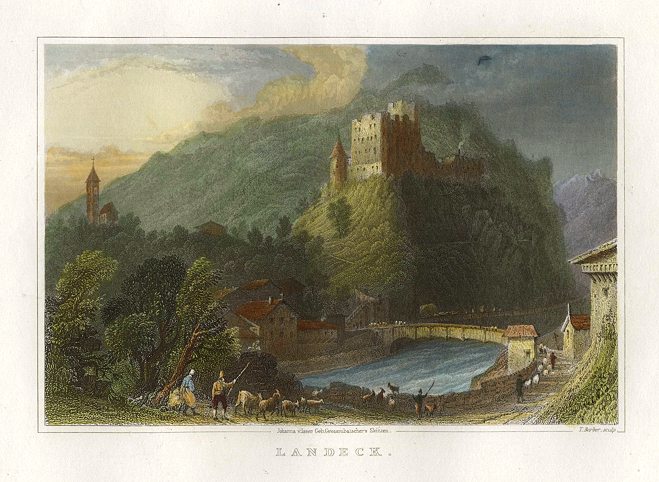 Austria, Tyrol, Landeck, 1840