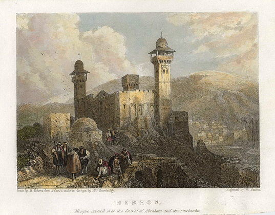 Holy Land, Hebron and Abraham's grave, 1836