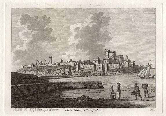 Isle of Man, Peel Castle, 1785