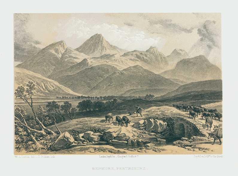 Scotland, Perthshire, Benmore, 1870