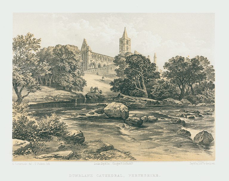 Scotland, Dunblane Cathedral, 1870