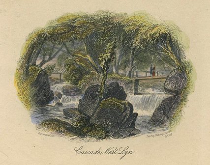 Devon, Cascade, West Lyn, c1855