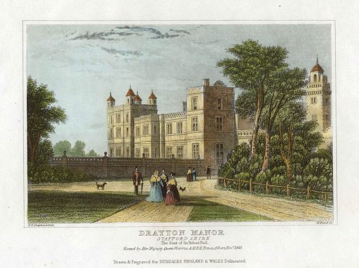 Staffordshire, Drayton Manor, 1848