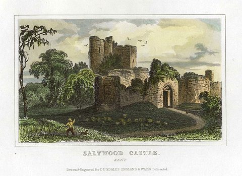 Kent, Saltwood Castle, 1848