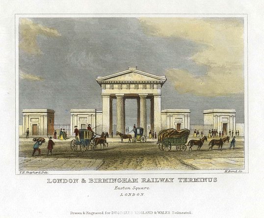 London, Euston Station, 1848