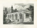 London, St.Peter's Church, in the Tower, 1838