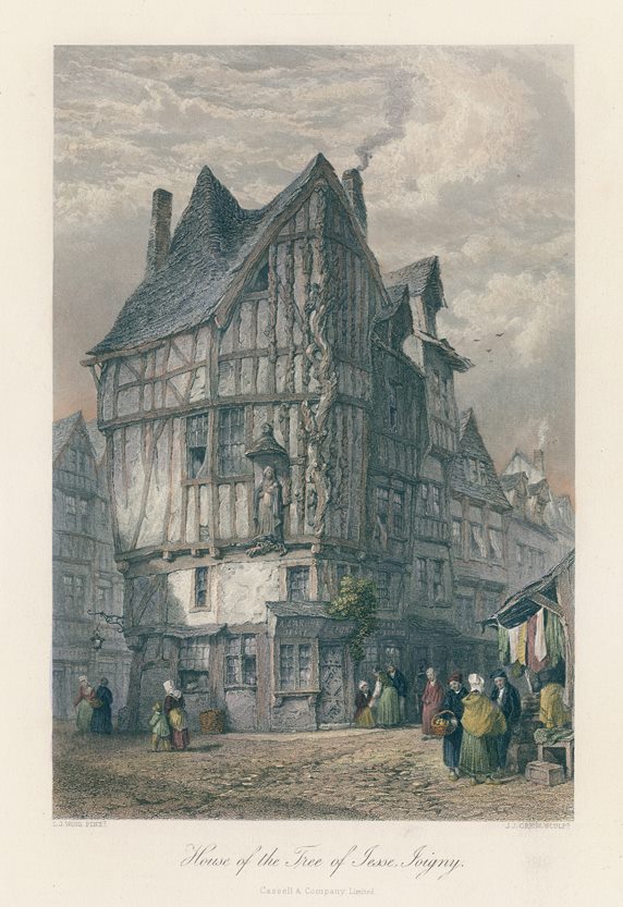 France, Joigny, House of the Tree of Jesse, 1872