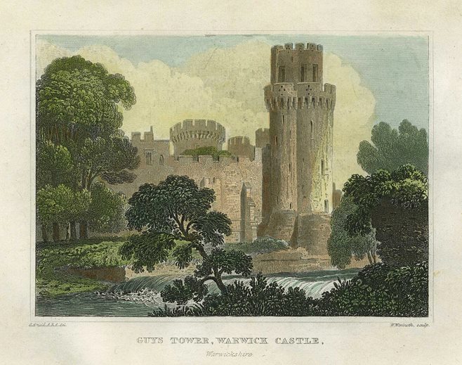 Warwick Castle, Guy's Tower, 1848