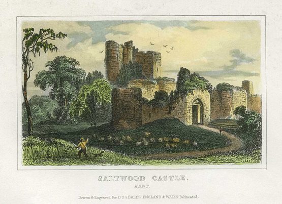 Kent, Saltwood Castle, 1848