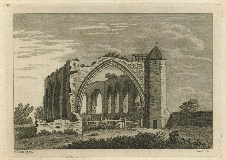 Sussex, Winchelsea, Monastery of the Greyfriars, 1786