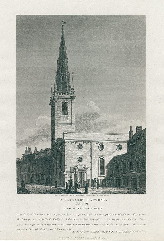 London, St.Margaret Patten's, united with St.Gabriel Fenchurch Street, 1811