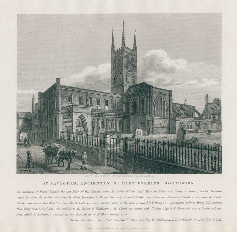 London, St.Savior's, formerly St.Mary Overies Southwark, 1811