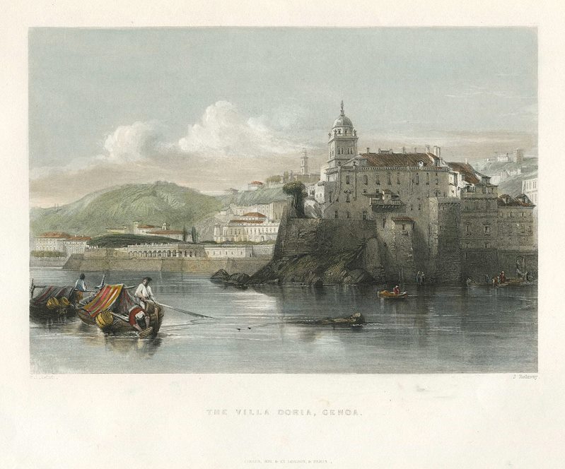Italy, Genoa, Villa Doria, 1840